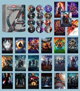 The Marvel Cinematic Universe Movies Collection 720p + 1080p + 2160p 4K BluRay x265 10bit HEVC Dual Audio [Hindi + English] ESub